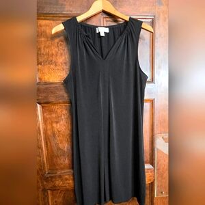 Michael Kors Tank Dress Womens Medium Black Sleeveless SZ M